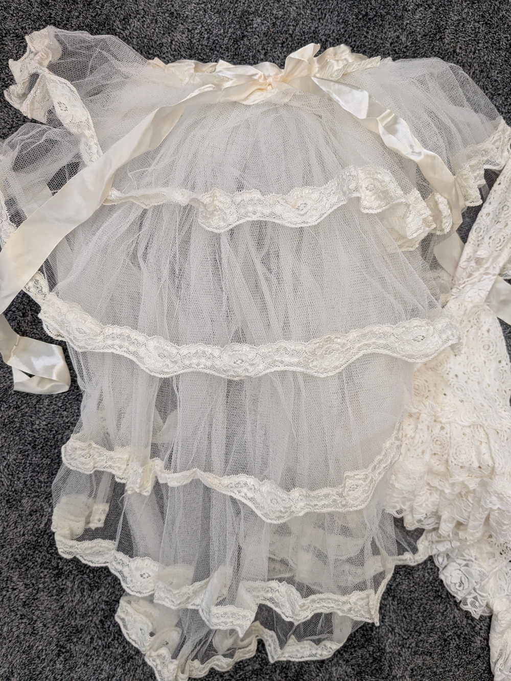 O.A.K Handmade Edwardian Lace Halloween Costume Blouse + Bustle Petticoat SZ SM - Picture 6 of 16